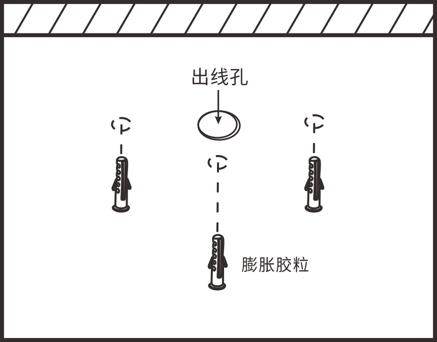 寧致系列-吸頂燈安裝方式01