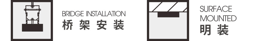 雙偏光超市貨架燈-YLB-154.BSL-安裝方式